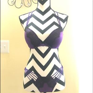 Victoria’s Secret very sexy satin and lace set.